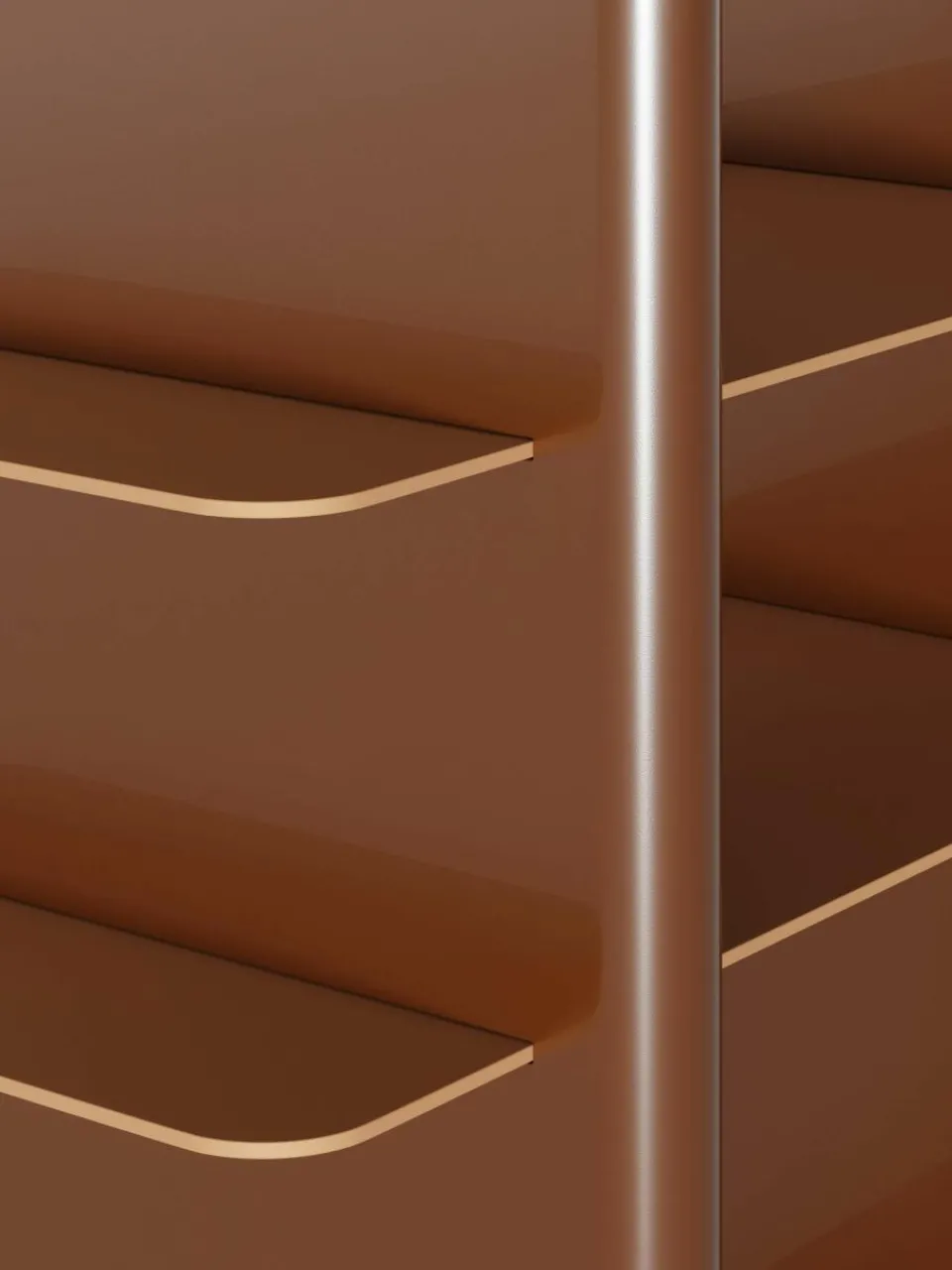 Hoog wandrek Rami met metalen elementen^Westwing Collection Sale