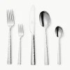 Hoogglans gepolijste bestekset Blacksmith met gehamerde handgrepen, 6 personen (30-delig)^Villeroy & Boch Hot