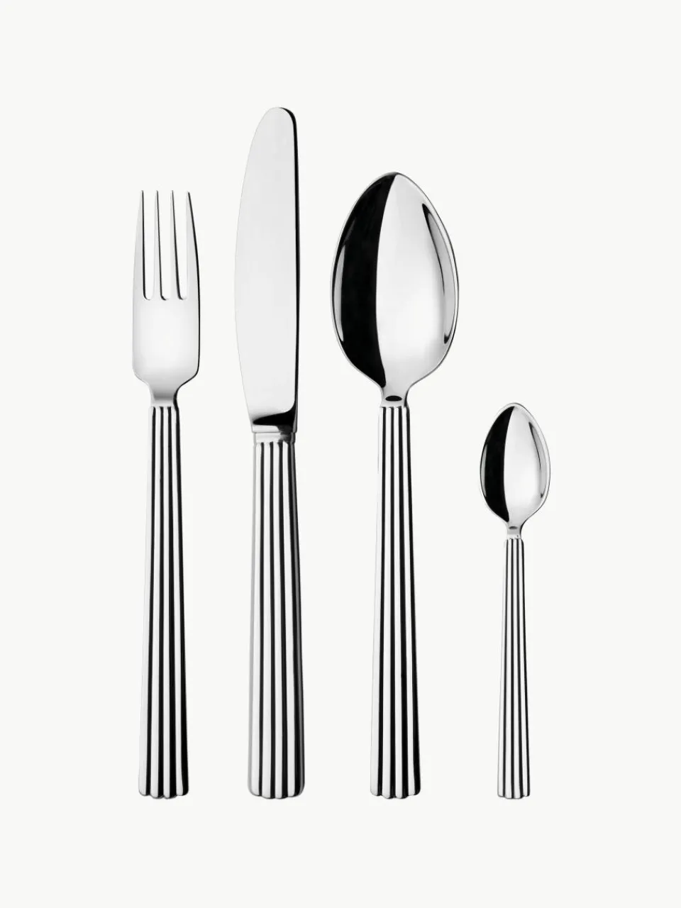 Hoogglans gepolijste bestekset Bernadotte, in verschillende setgroottes^GEORG JENSEN Hot