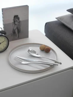 Hoogglans gepolijste bestekset Bamboo, 6 personen (24-delig)^sambonet Online