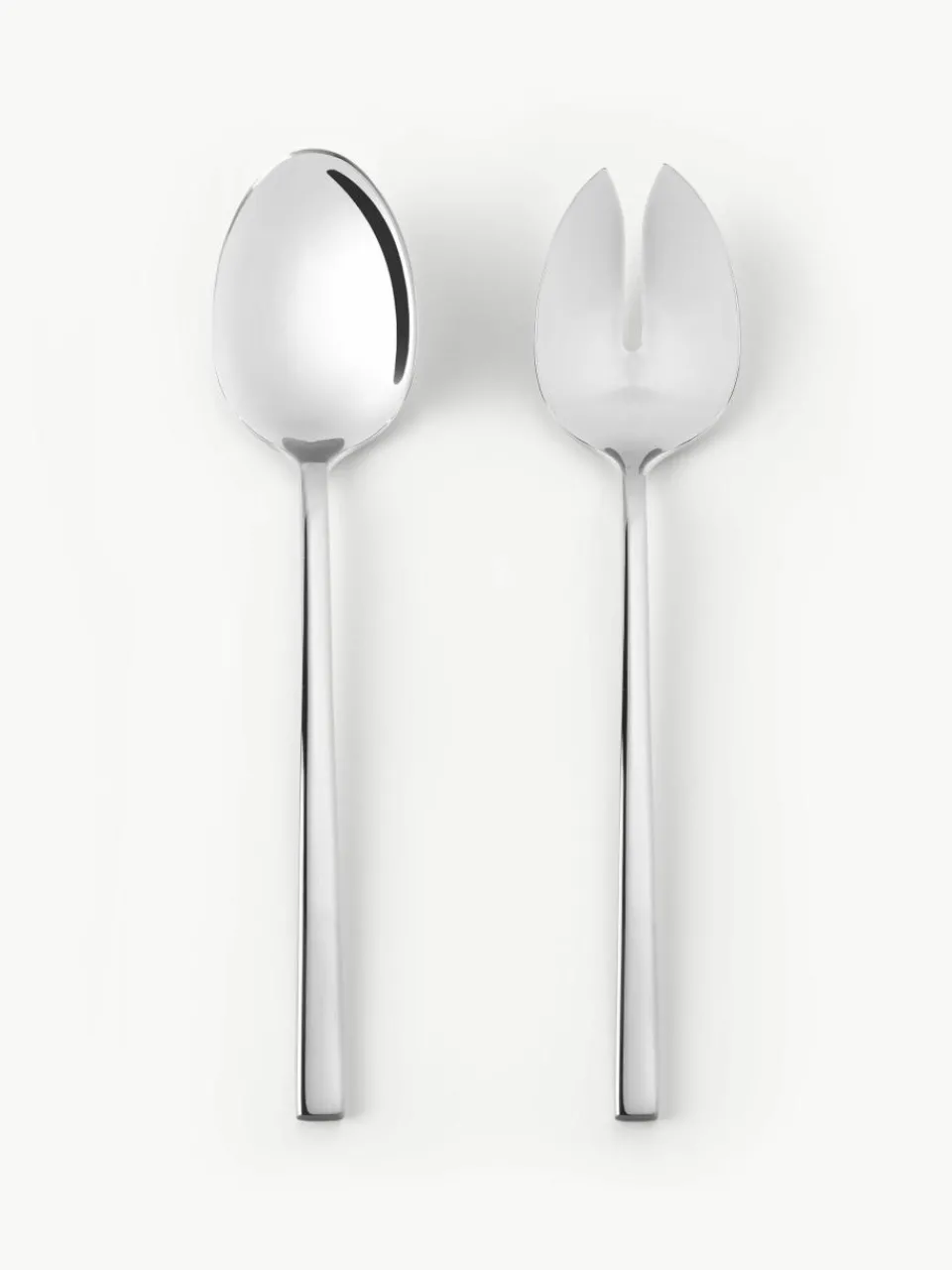 Hoogglans gepolijste saladebestek Shine^Westwing Collection New