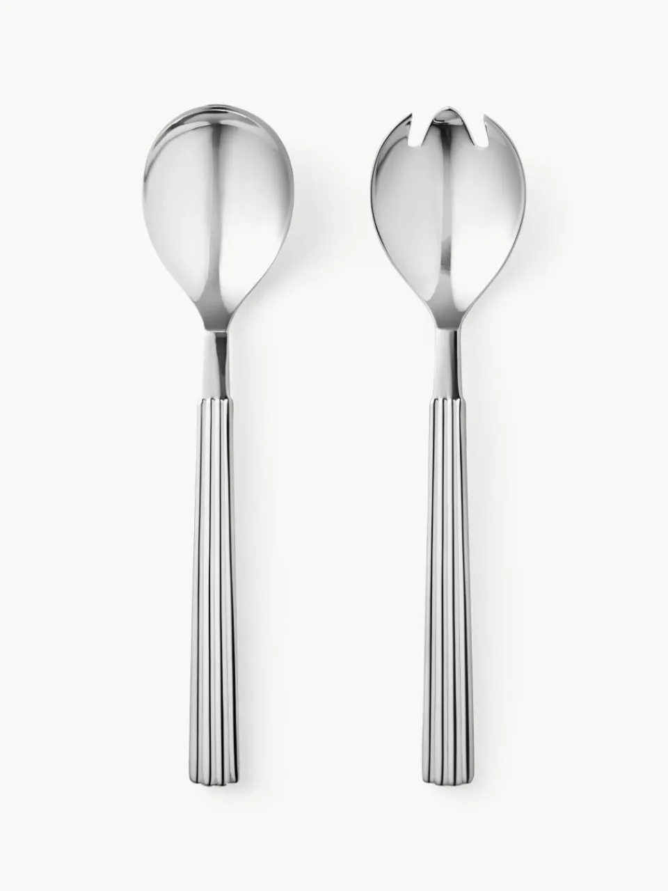 Hoogglans gepolijste saladebestek Bernadotte^GEORG JENSEN Best