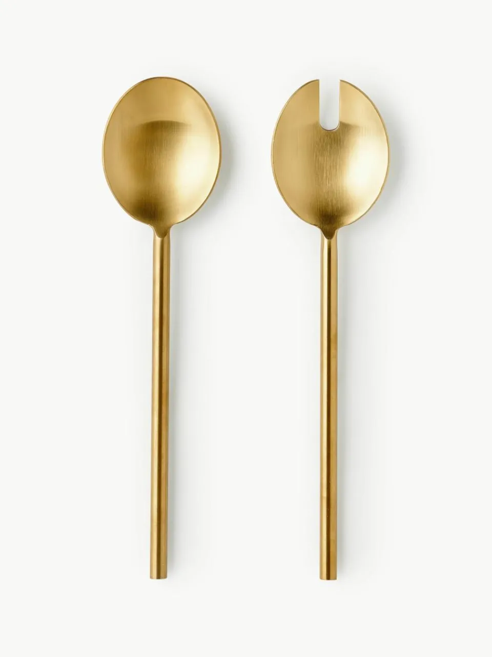 Hoogglans gepolijste saladebestek Agata^Westwing Collection Online
