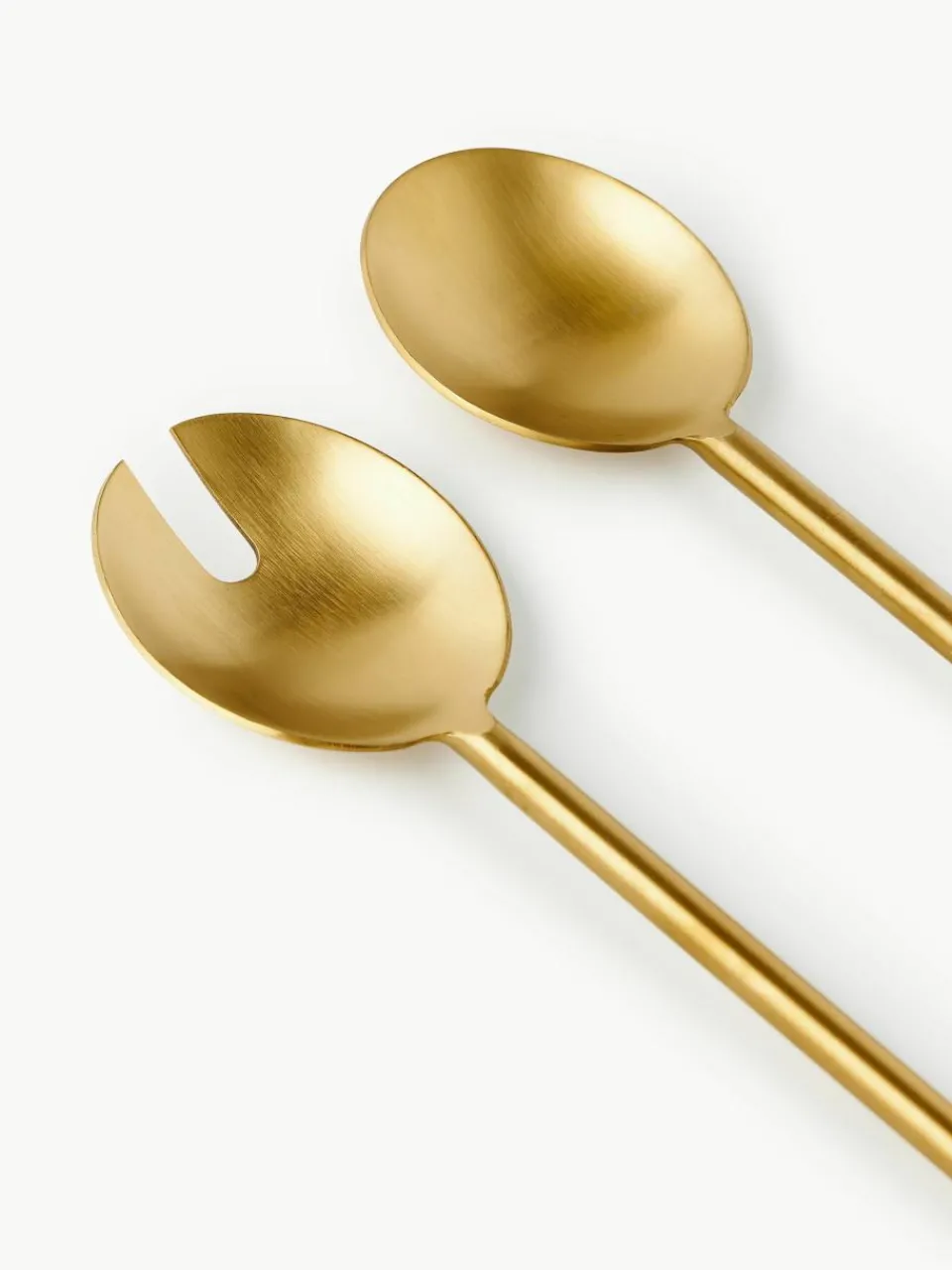 Hoogglans gepolijste saladebestek Agata^Westwing Collection Online