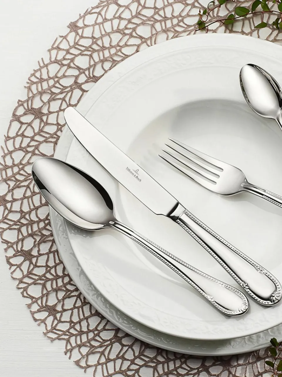 Hoogglanzend bestekset Mademoiselle, 6 personen (24-delig)^Villeroy & Boch New