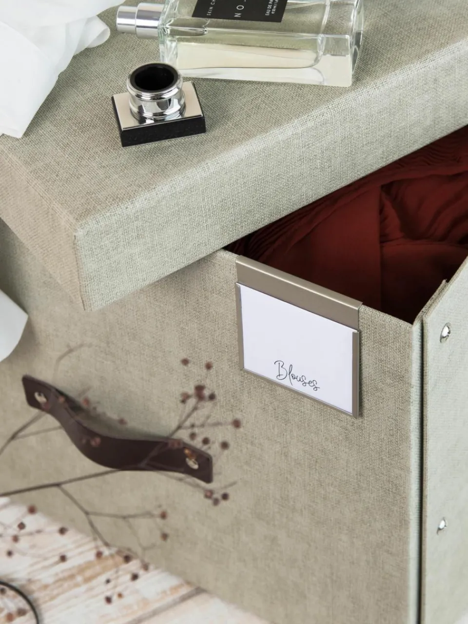 Horizontale etikethouder Clips Label, 4 stuks^Bigso Box of Sweden Fashion
