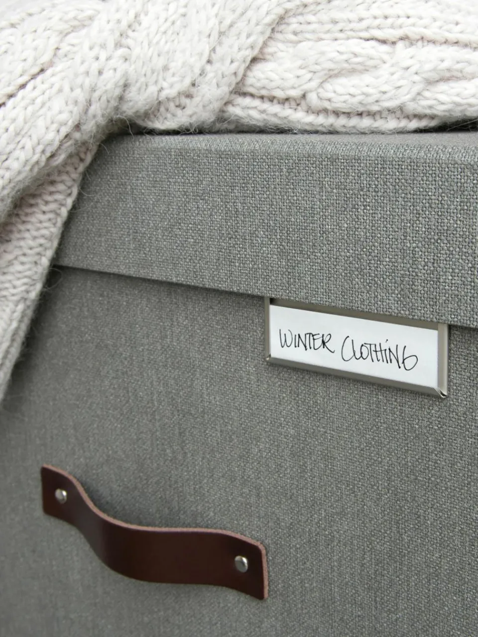 Horizontale etikethouder Clips Label, 4 stuks^Bigso Box of Sweden Fashion