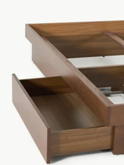 Houten bed Sato met lades^Westwing Collection Outlet