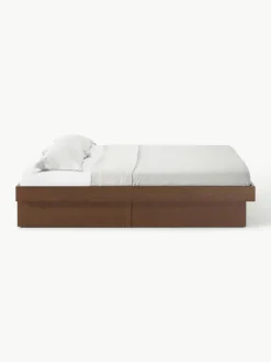 Houten bed Sato met lades^Westwing Collection Outlet