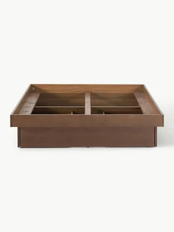 Houten bed Sato met lades^Westwing Collection Outlet
