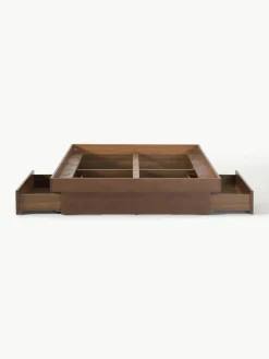Houten bed Sato met lades^Westwing Collection Outlet