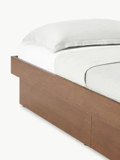 Houten bed Sato met lades^Westwing Collection Outlet