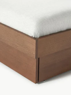 Houten bed Sato met lades^Westwing Collection Outlet
