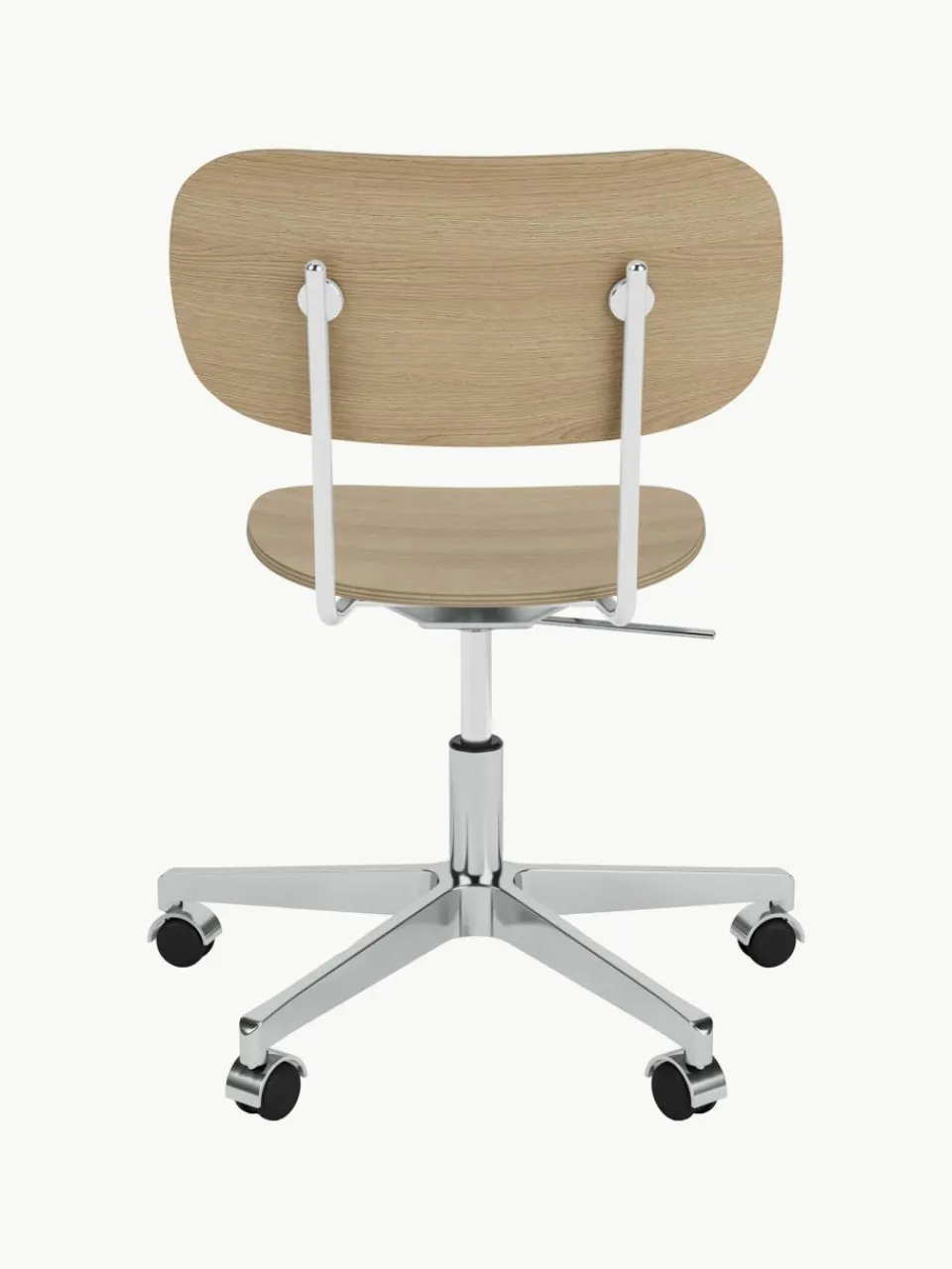 Houten bureaustoel Co, in hoogte verstelbaar^Audo Copenhagen Fashion