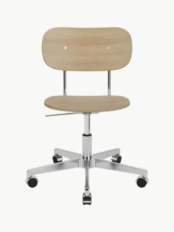 Houten bureaustoel Co, in hoogte verstelbaar^Audo Copenhagen Fashion