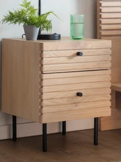 Houten nachtkastje Okayama^Westwing Online