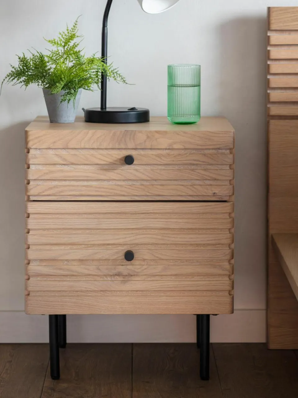 Houten nachtkastje Okayama^Westwing Online