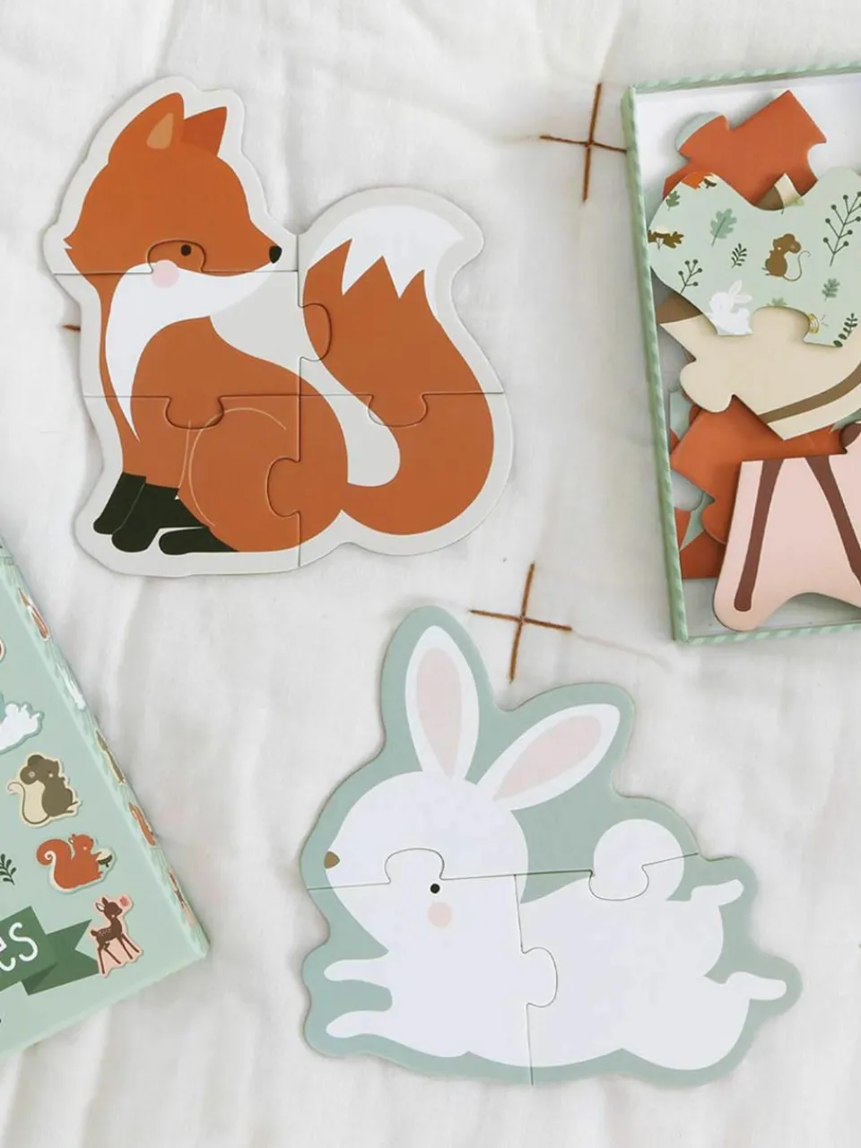 Houten puzzels Forest Friends^A Little Lovely Company Discount
