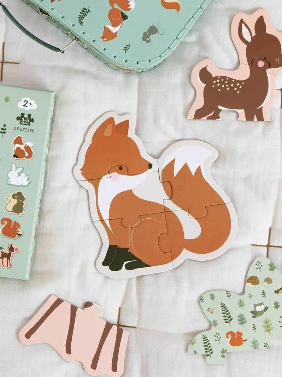 Houten puzzels Forest Friends^A Little Lovely Company Discount