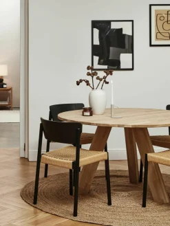 Houten stoelen Danny met rotan zitvlak, 2 stuks^Westwing Collection Outlet