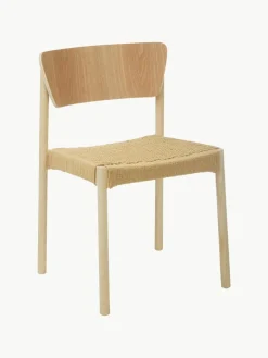 Houten stoelen Danny met rotan zitvlak, 2 stuks^Westwing Collection Outlet