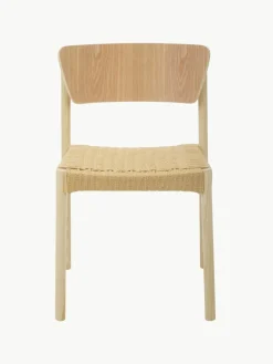 Houten stoelen Danny met rotan zitvlak, 2 stuks^Westwing Collection Outlet