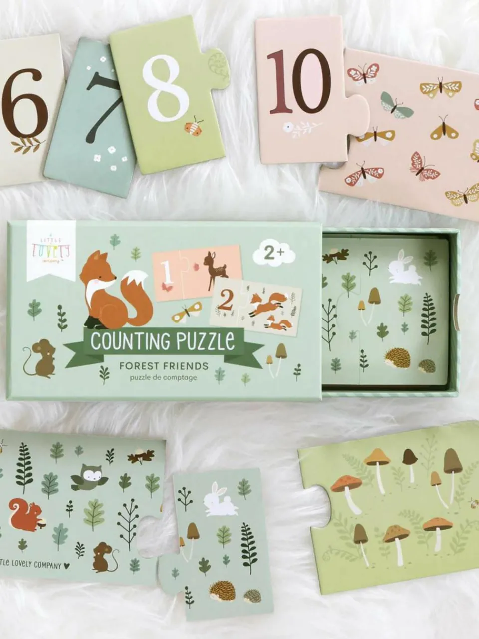 Houten telpuzzel Forest Friends^A Little Lovely Company Discount
