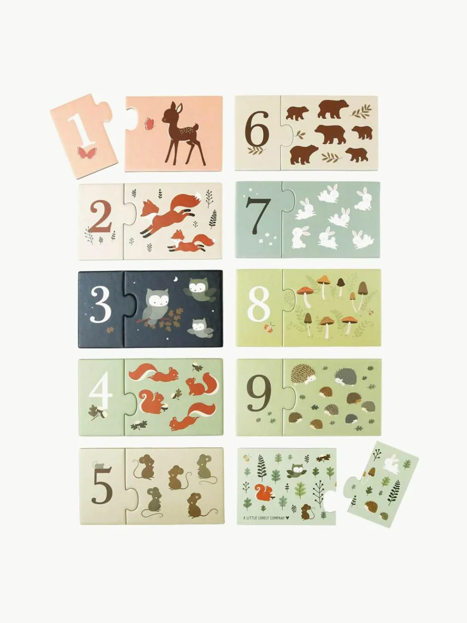 Houten telpuzzel Forest Friends^A Little Lovely Company Discount