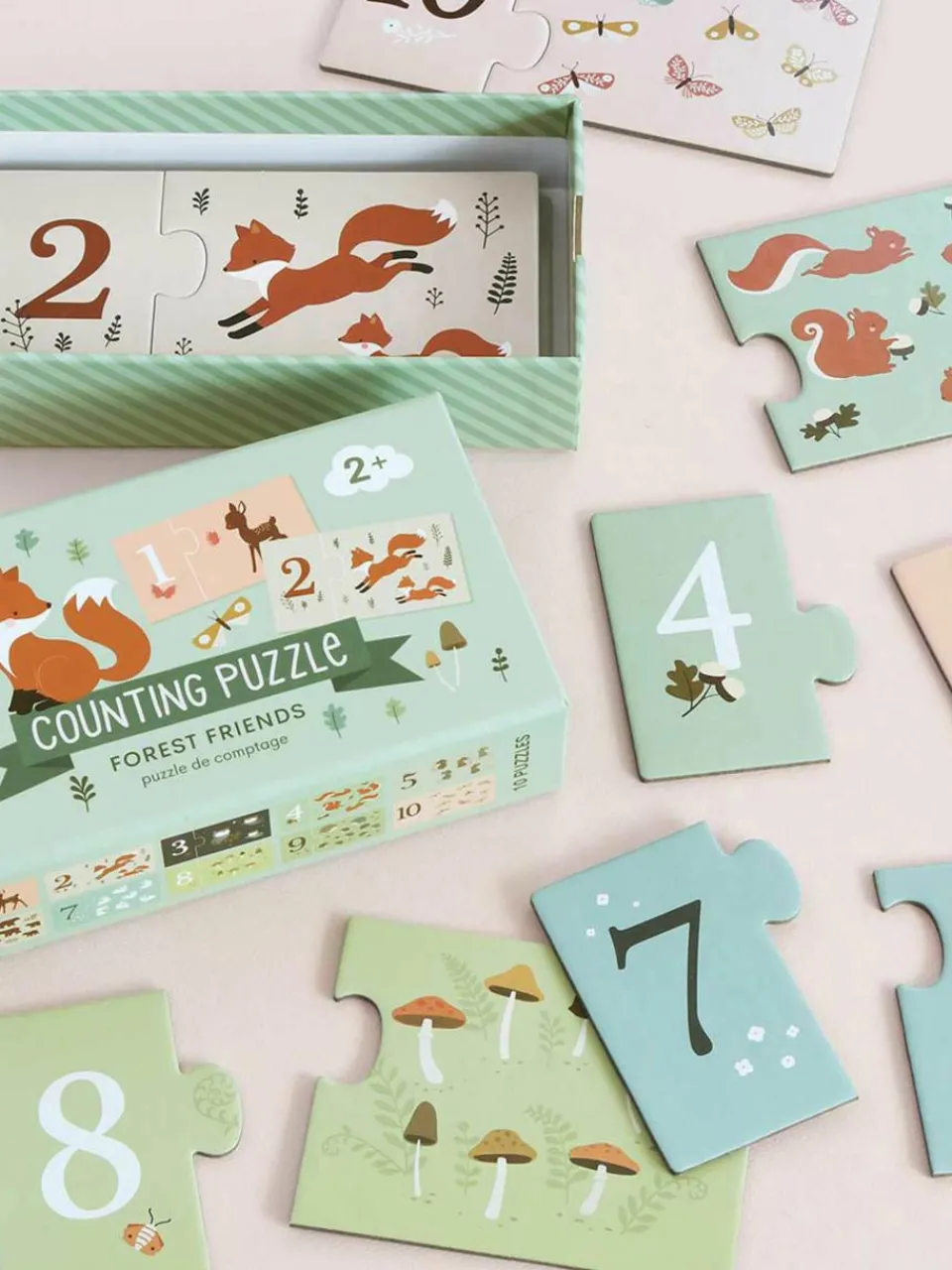 Houten telpuzzel Forest Friends^A Little Lovely Company Discount