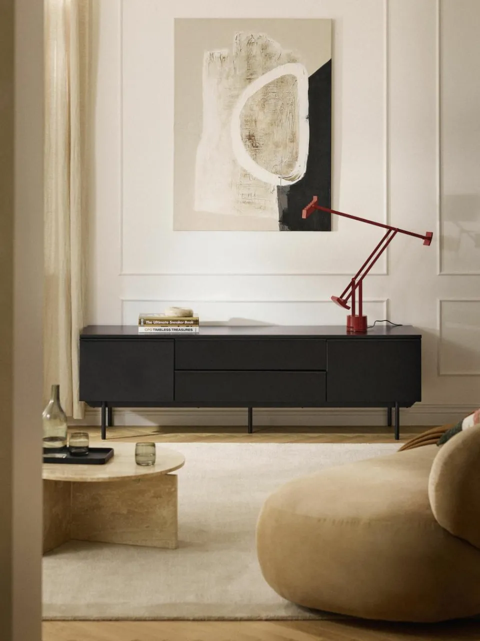 Houten tv-meubel Elona^Westwing Collection Hot
