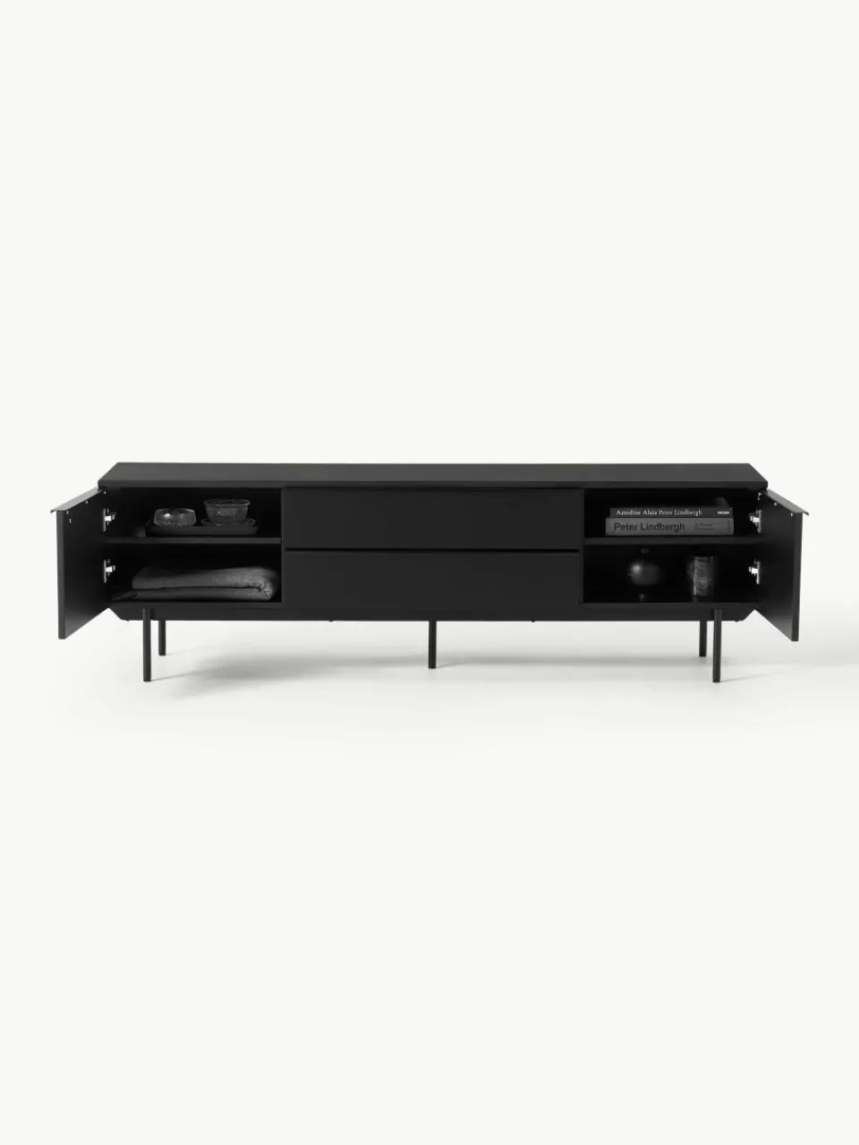 Houten tv-meubel Elona^Westwing Collection Hot