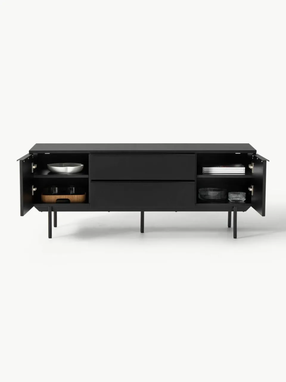 Houten tv-meubel Elona^Westwing Collection Online