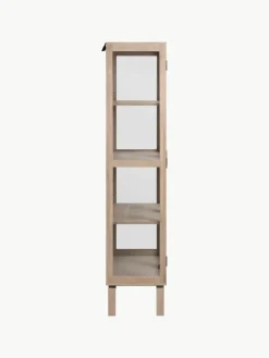 Houten vitrinekast Linley met glazen deuren^Westwing Hot