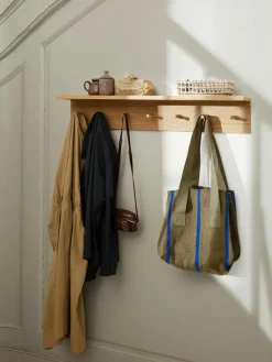 Houten wandkapstok Place, B 105 cm^ferm LIVING New