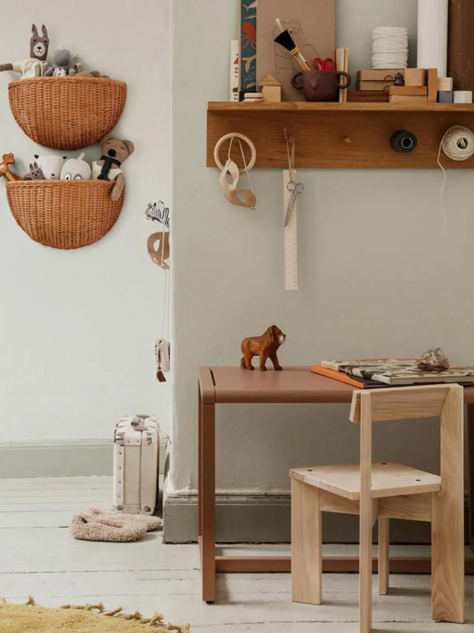 Houten wandkapstok Place, B 75 cm^ferm LIVING Best