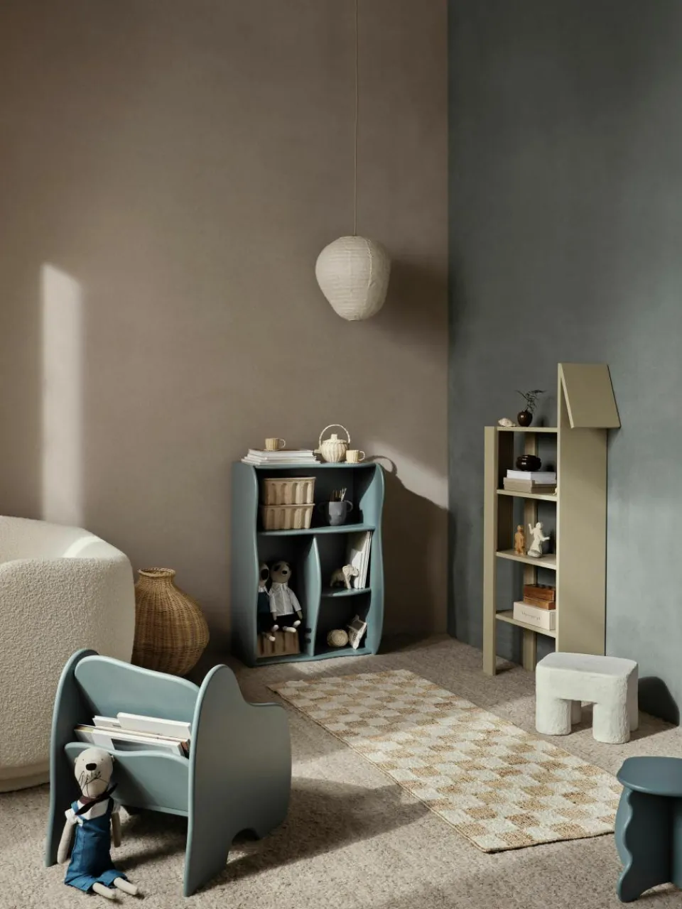 Houten wandkast Slope^ferm LIVING Kids Outlet