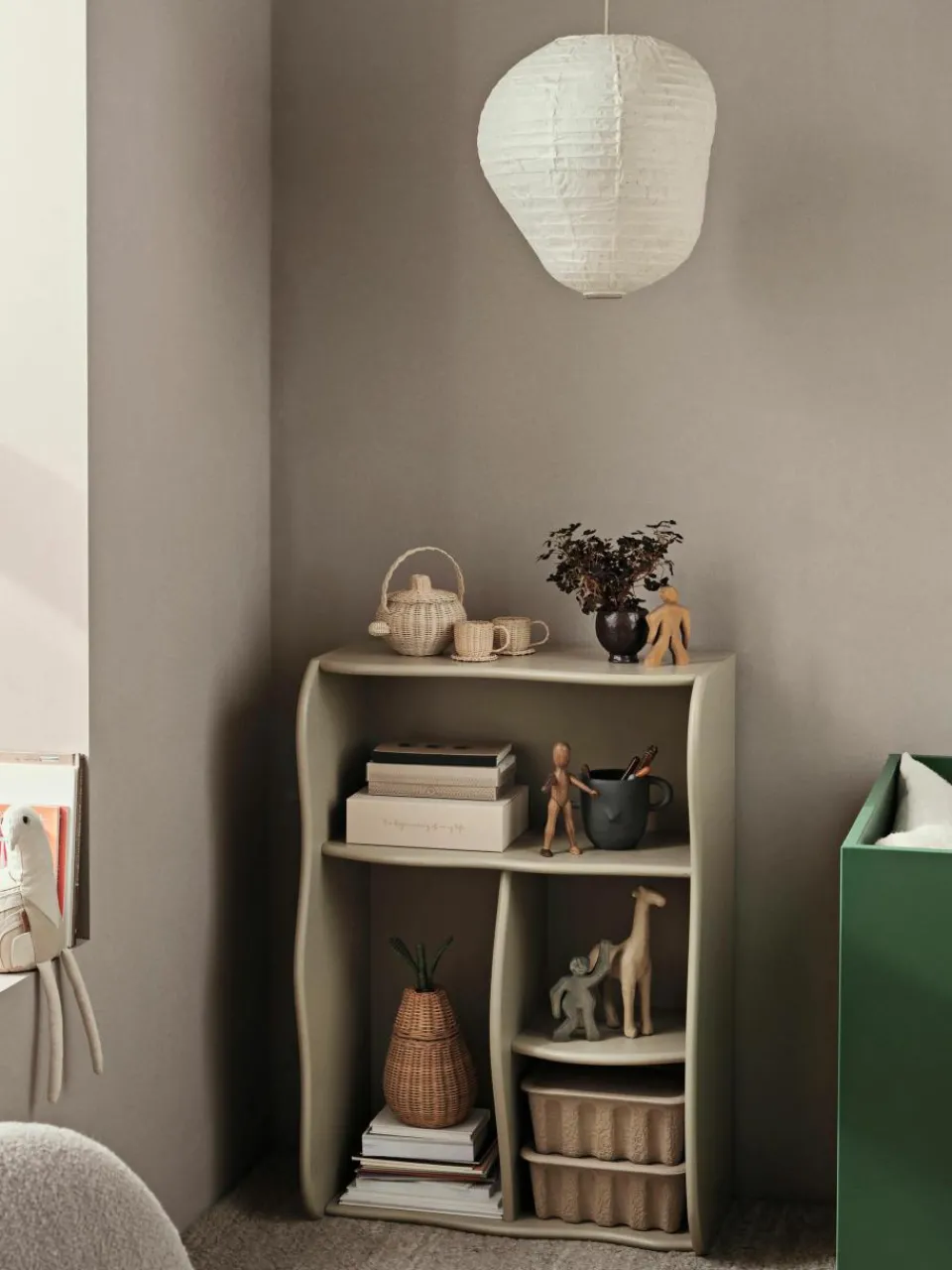 Houten wandkast Slope^ferm LIVING Kids Fashion