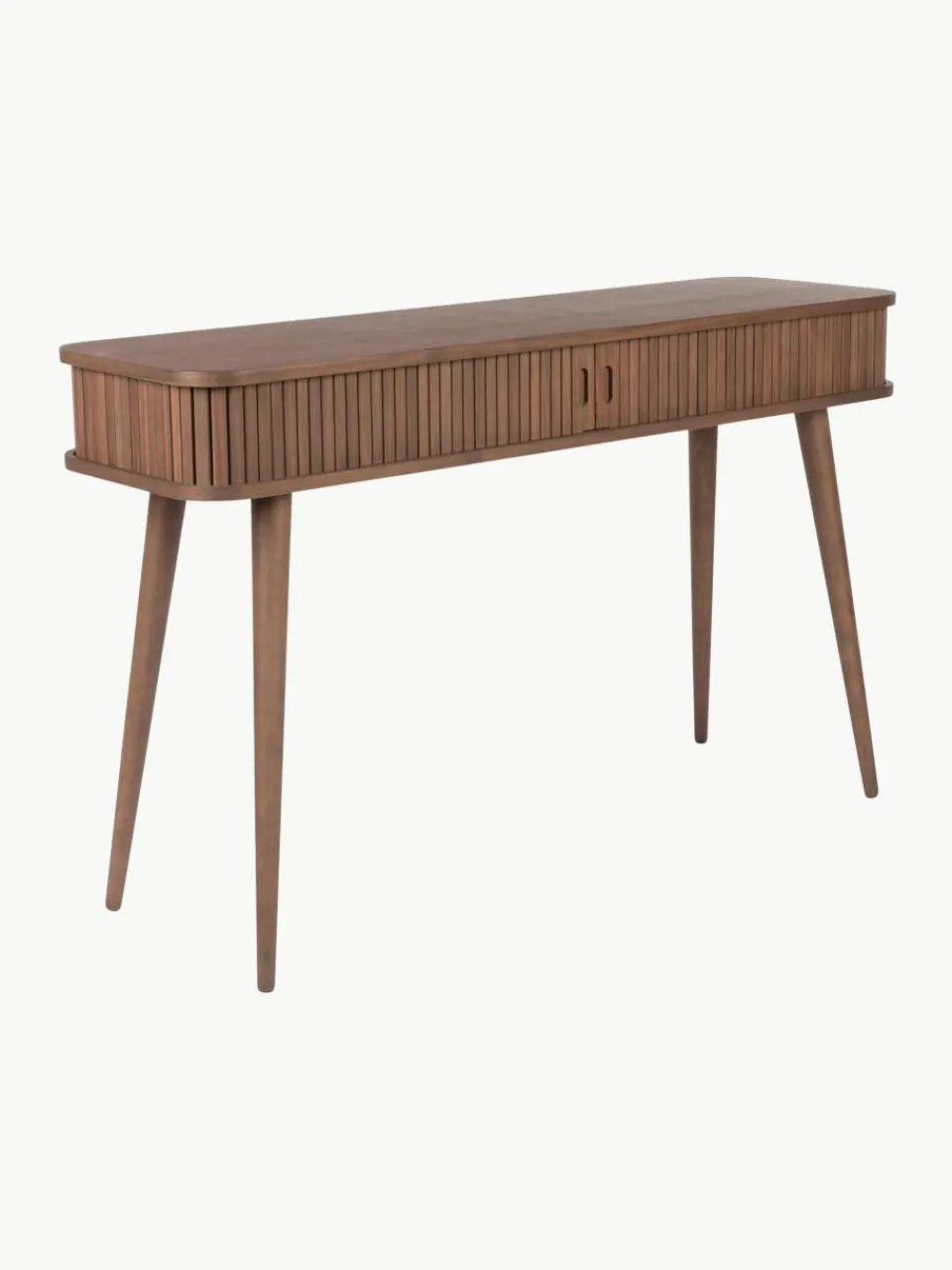 Houten wandtafel Barbier met geribde voorkant^Zuiver New