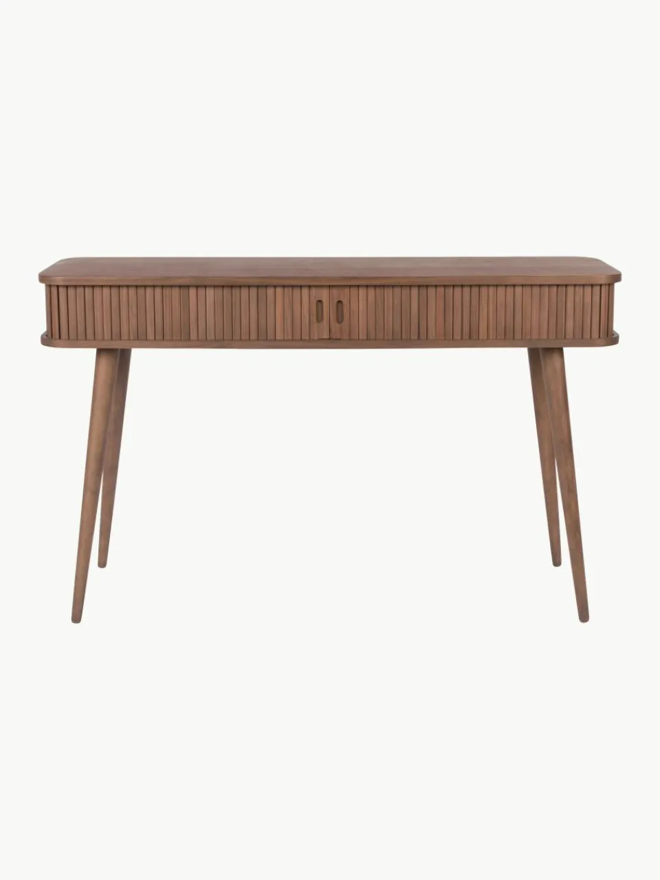 Houten wandtafel Barbier met geribde voorkant^Zuiver New