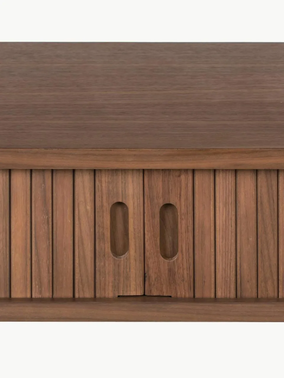 Houten wandtafel Barbier met geribde voorkant^Zuiver New