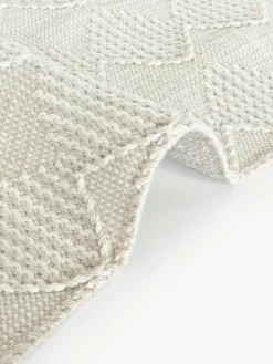 In- & outdoor vloerkleed Barcelona met hoog-laag structuur^Westwing Collection Fashion