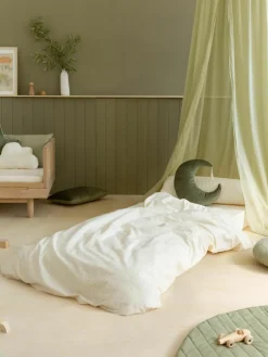 3in1 fluwelen slaapmatras, zitzak en speeltafel Sleepover^Nobodinoz Online