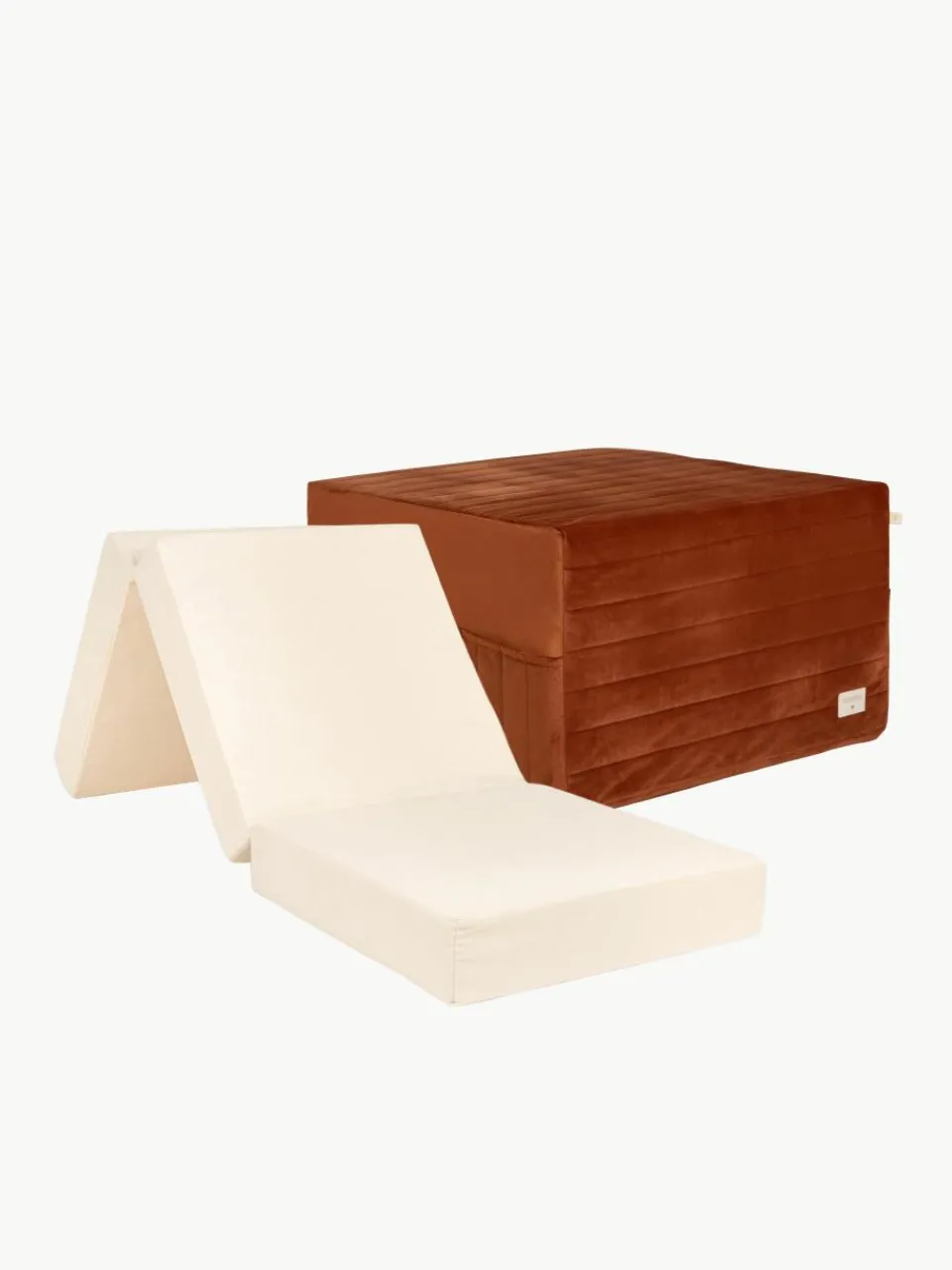 3in1 fluwelen slaapmatras, zitzak en speeltafel Sleepover^Nobodinoz Clearance
