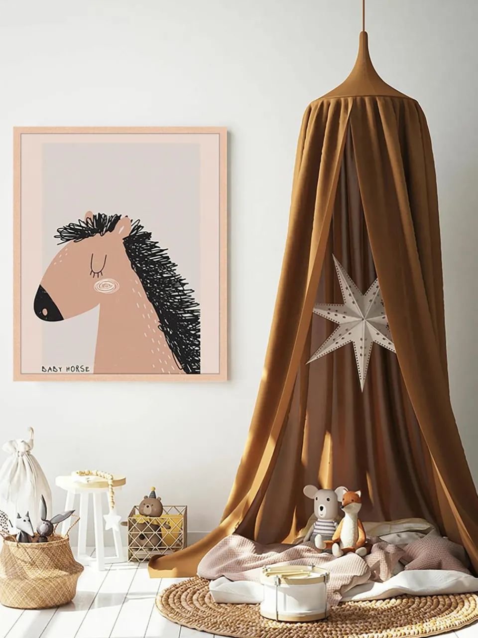 Ingelijste digitale print Baby Horse^Any Image Outlet