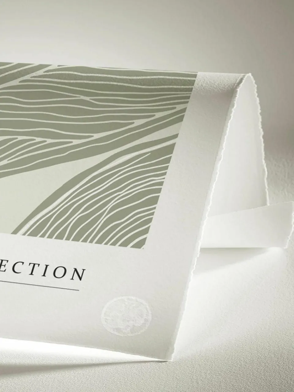 Ingelijste digitale print Leaves, handgemaakt^Incado Online