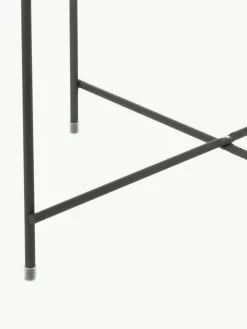 Inklapbare bijzettafel Cupid met glazen tafelblad^Zuiver Fashion
