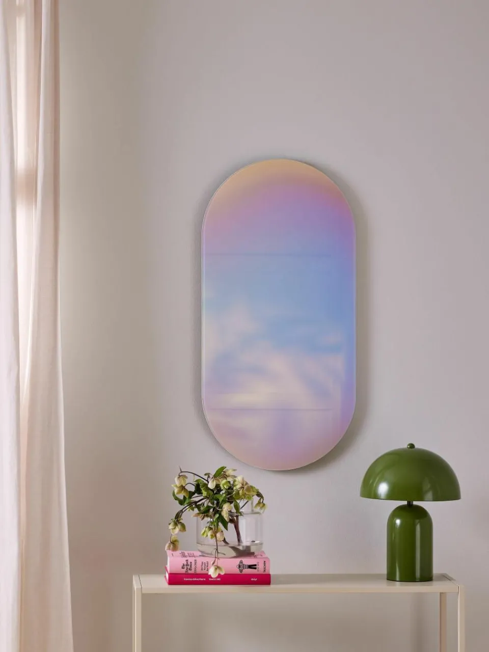 Iriserende design wandspiegel Ruby^Westwing Collection Online
