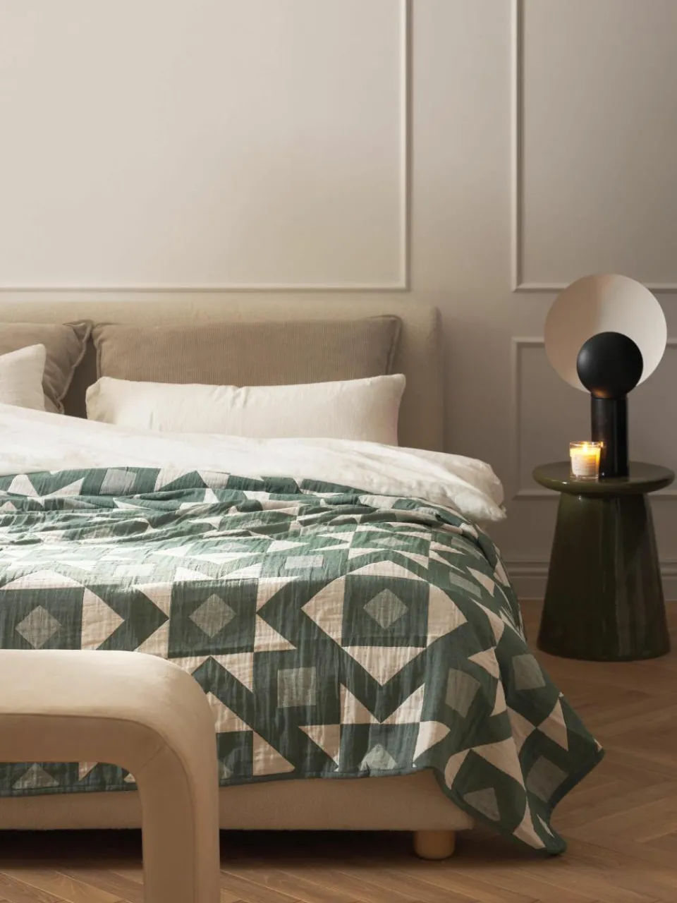 Jacquard bedsprei Benson^Westwing Collection Clearance