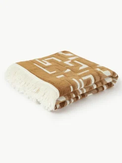 Jacquard bedsprei Fran met franjes^Westwing Collection Sale