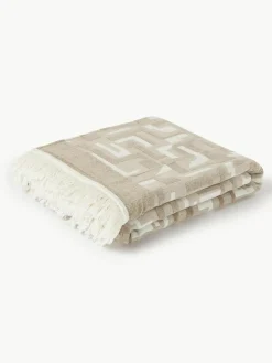 Jacquard bedsprei Fran met franjes^Westwing Collection Online
